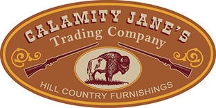 Calamity Jane’s Trading Co. in Boerne TX. Custom furnishings, accessories and interior design